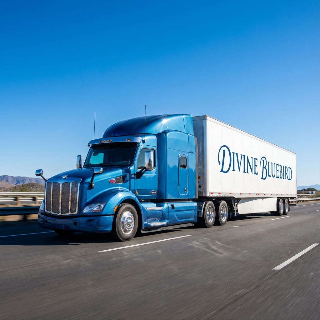 Divine Bluebird Truck