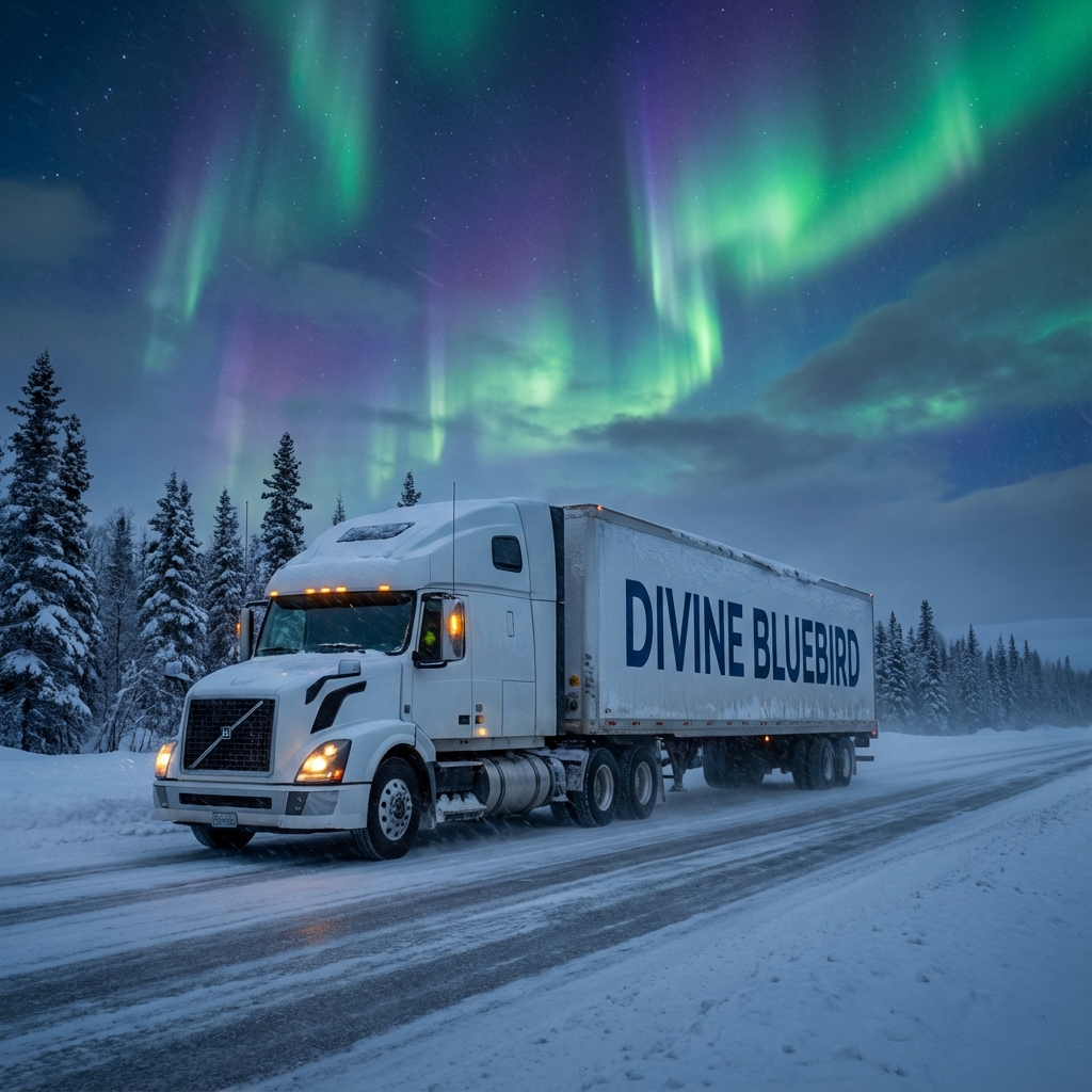 Frozen Transport Truck